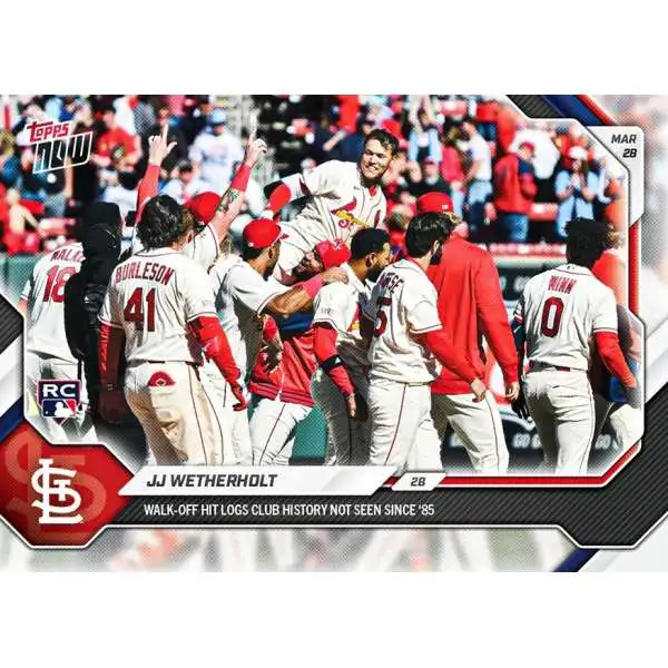 MLB St Louis Cardinals 2026 NOW Baseball JJ Wetherholt #18 [Rookie]