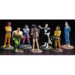 DC Justice League of America Silver Age Villains PVC Figure Set