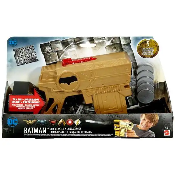 DC Justice League Movie Batman Disc Blaster