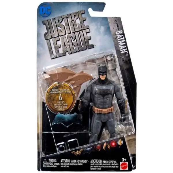 DC Justice League Movie Batman Action Figure [Collect & Build Justice League Base, Damaged Package]