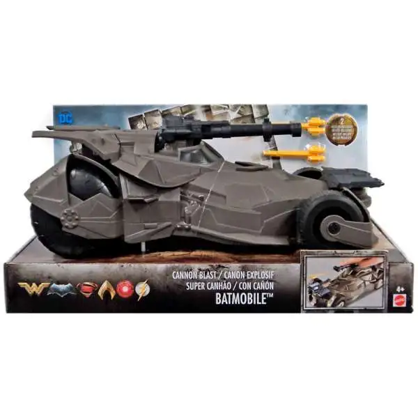 DC Justice League Movie Cannon Blast Batmobile Action Figure Vehicle