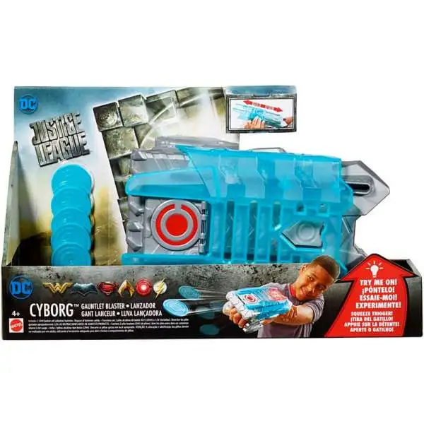 DC Justice League Movie Cyborg Gauntlet Blaster