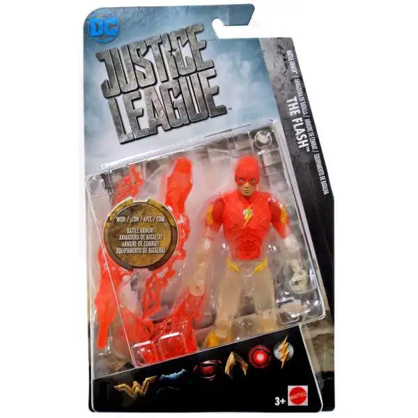 DC Justice League Movie The Flash Exclusive Action Figure [Battle Armor]