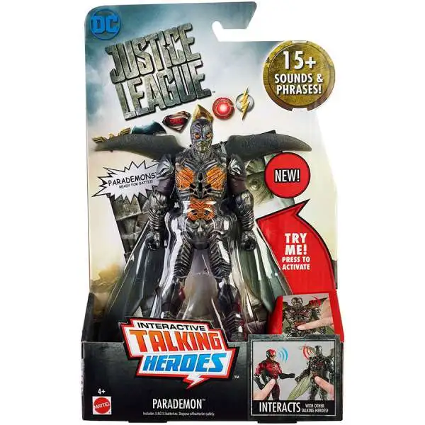 DC Justice League Movie Interactive Talking Heroes Parademon Deluxe Action Figure
