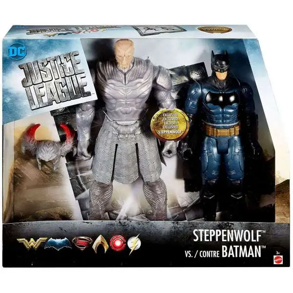 DC Justice League Movie Steppenwolf vs. Batman Action Figure 2-Pack [True Moves]