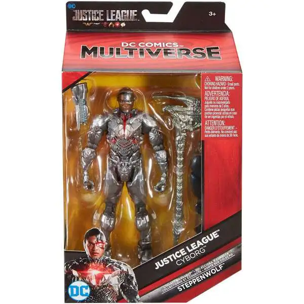 DC Justice League Movie Multiverse Steppenwolf Series Cyborg Action Figure