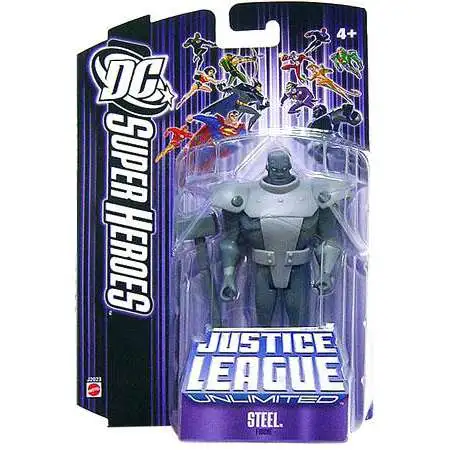 DC Justice League Unlimited Super Heroes Steel Action Figure [Purple]