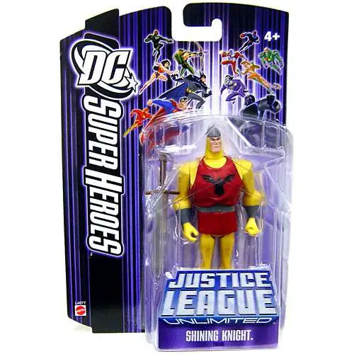 DC Justice League Unlimited Super Heroes Shining Knight Action Figure [Purple Card]