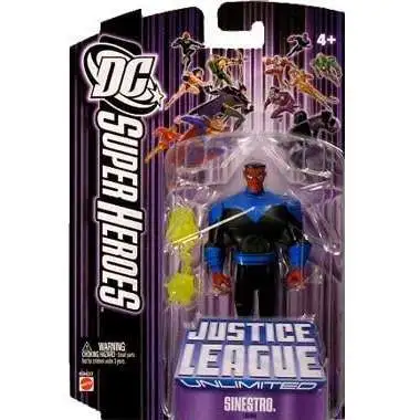 DC Justice League Unlimited Super Heroes Sinestro Action Figure