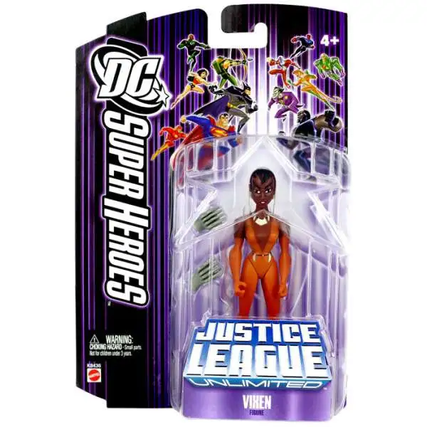 DC Justice League Unlimited Super Heroes Vixen Action Figure [Purple Card]