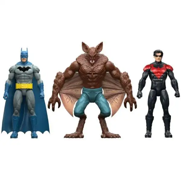 DC Premier Batman & Nightwing vs Man-Bat Action Figure 3-Pack (Pre-Order ships September)