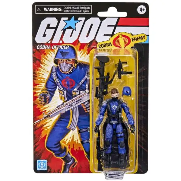 GI Joe Retro Collection Cobra Officer Exclusive Action Figure