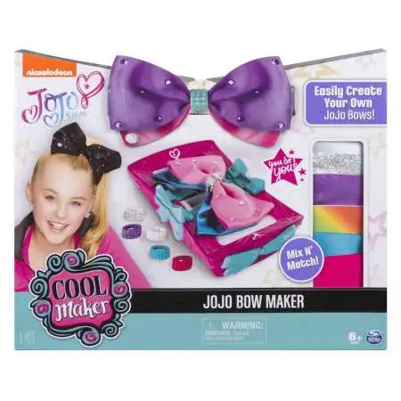 Nickelodeon JoJo Siwa Cool Maker JoJo Bow Maker Starter Set [Create Your Own JoJo Bows!, Damaged Package]