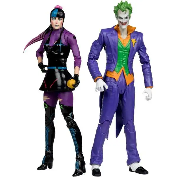 McFarlane Toys DC Multiverse The Joker & Punchline Action Figure 2-Pack [Damaged Package]