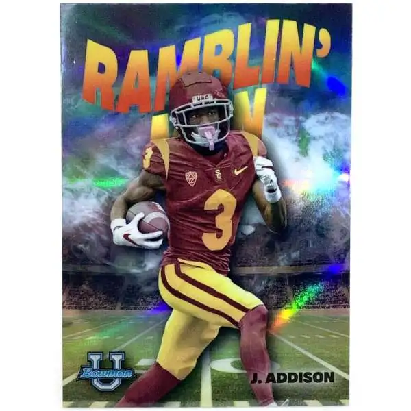 NFL 2022 Bowman Chrome University Jordan Addison RM-9 [Rookie, Ramblin' Man]