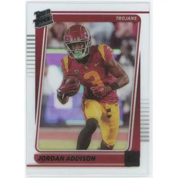 NFL 2023 Panini Chronicles Clearly Donruss Draft Picks Jordan Addison #42 [Rookie]