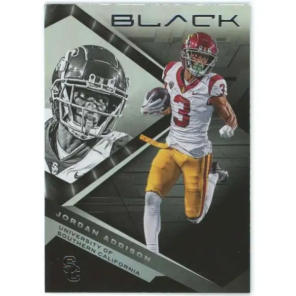 NFL 2023 Panini Chronicles Black Draft Picks Jordan Addison #5 [Rookie]