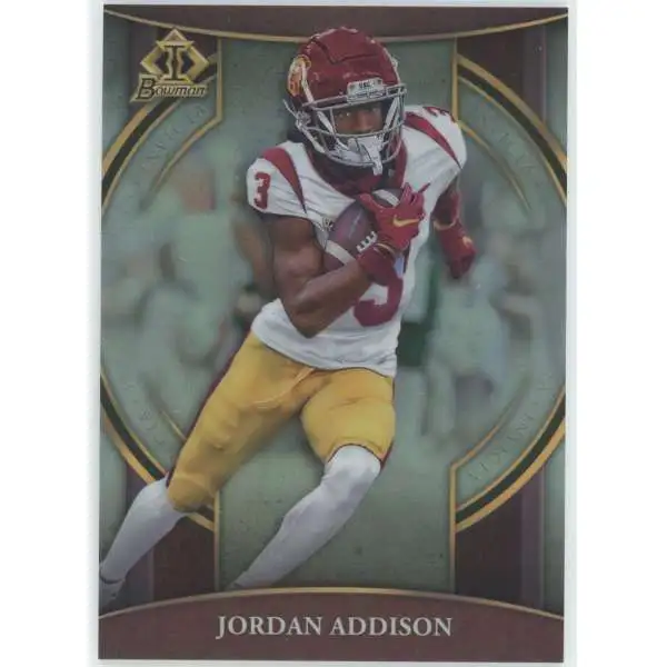 NFL 2022 Bowman University Chrome Jordan Addison BI-12 [Rookie, Invicta]