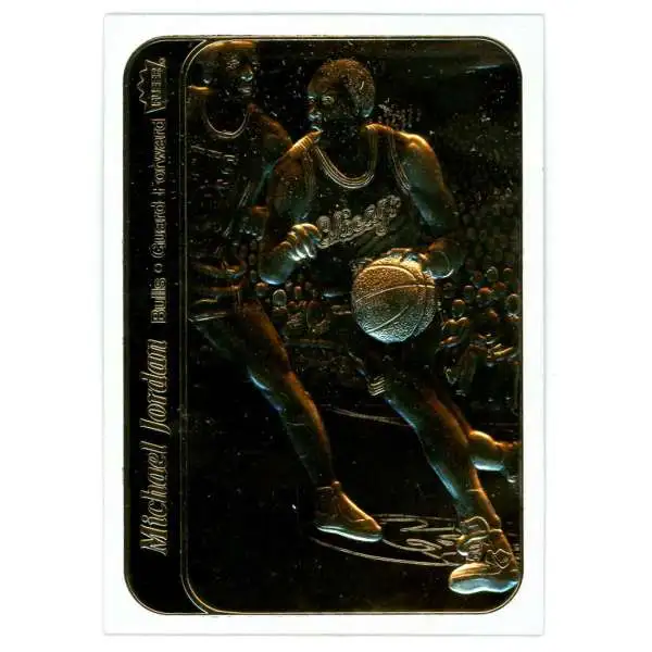 NBA 1996-97 Fleer 23KT Gold Michael Jordan [Excellent]