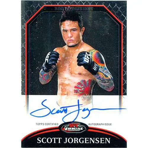 Topps UFC 2011 Finest Scott Jorgensen Autograph Card