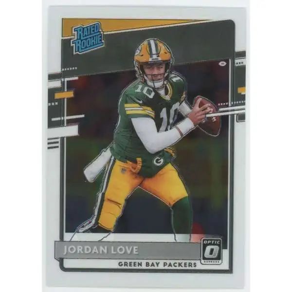 NFL Green Bay Packers 2020 Panini Donruss Optic Jordan Love #154 [Rated Rookie]