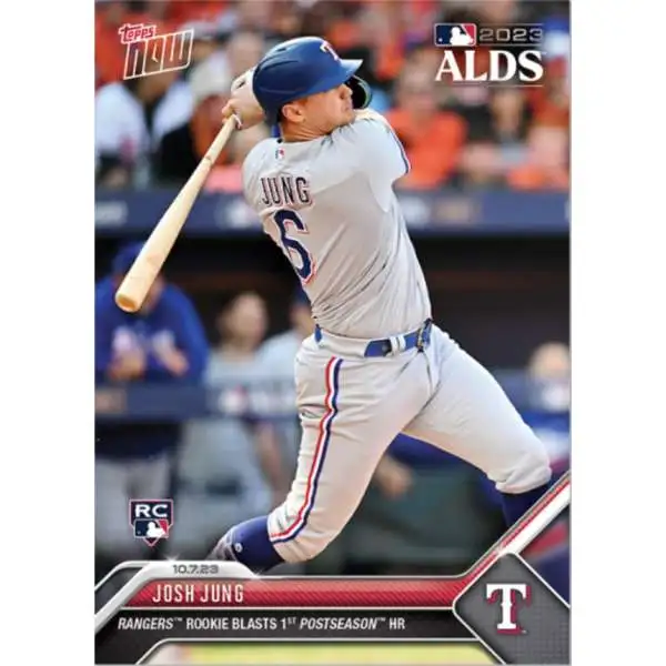  2023 Topps Baseball #529 Josh Jung Rookie Card : Toys & Games