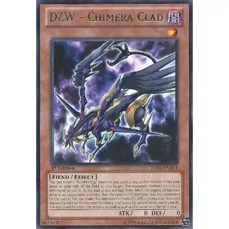 YuGiOh Trading Card Game Judgment of the Light Rare DZW - Chimera Clad JOTL-EN001