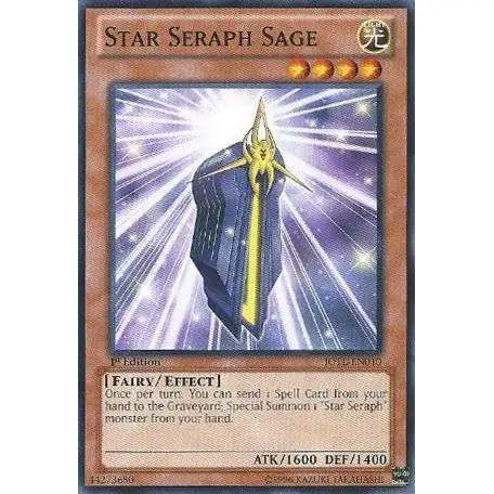 YuGiOh Trading Card Game Judgment of the Light Common Star Seraph Sage JOTL-EN010