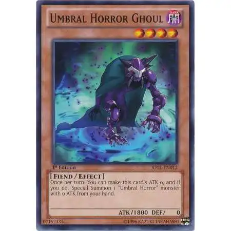 YuGiOh Trading Card Game Judgment of the Light Common Umbral Horror Ghoul JOTL-EN012