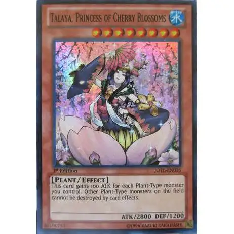 YuGiOh Trading Card Game Judgment of the Light Super Rare Talaya, Princess of Cherry Blossoms JOTL-EN036