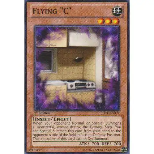 YuGiOh Trading Card Game Judgment of the Light Common Flying "C" JOTL-EN039