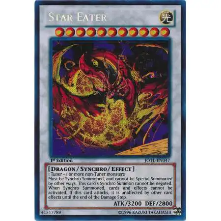 YuGiOh Trading Card Game Judgment of the Light Secret Rare Star Eater JOTL-EN047 [1st Edition]
