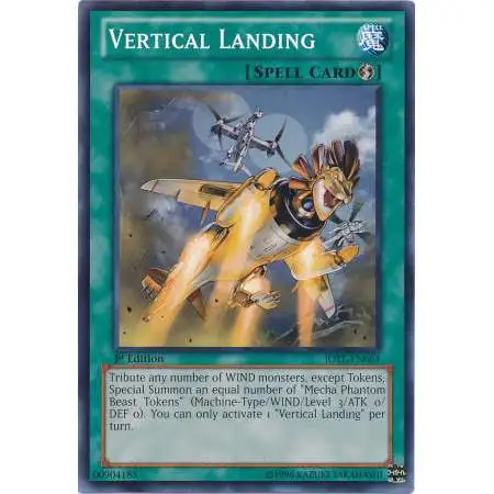 YuGiOh Trading Card Game Judgment of the Light Common Vertical Landing JOTL-EN064