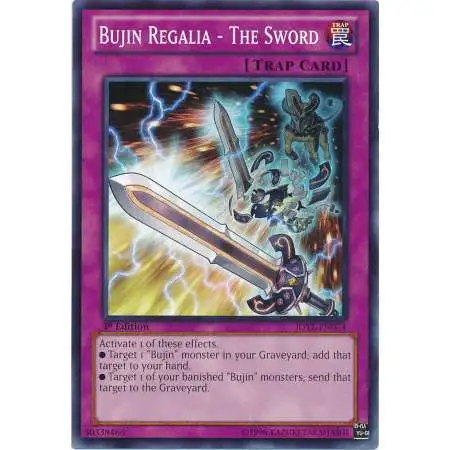 YuGiOh Trading Card Game Judgment of the Light Common Bujin Regalia - The Sword JOTL-EN074