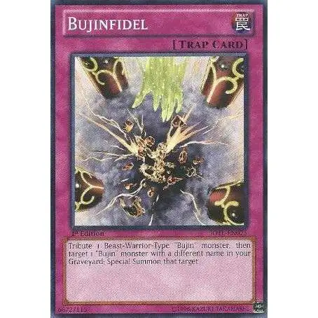 YuGiOh Trading Card Game Judgment of the Light Common Bujinfidel JOTL-EN075