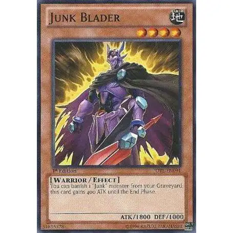 YuGiOh Trading Card Game Judgment of the Light Common Junk Blader JOTL-EN091