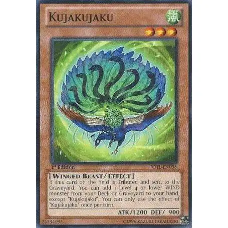 YuGiOh Trading Card Game Judgment of the Light Common Kujakujaku JOTL-EN098