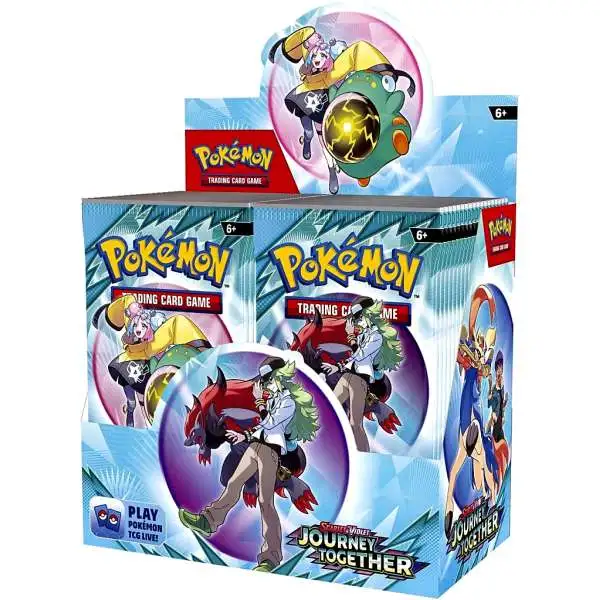 Pokemon Scarlet & Violet Journey Together Booster Box [36 Packs, ENHANCED Version (WITH Promo Card)]