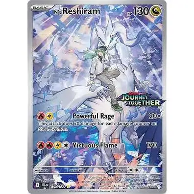 Pokemon Scarlet & Violet Journey Together N's Reshiram BOX TOPPER Single Card #167