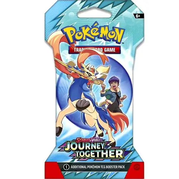 Pokemon Scarlet & Violet Journey Together SLEEVED Booster Pack [10 Cards]