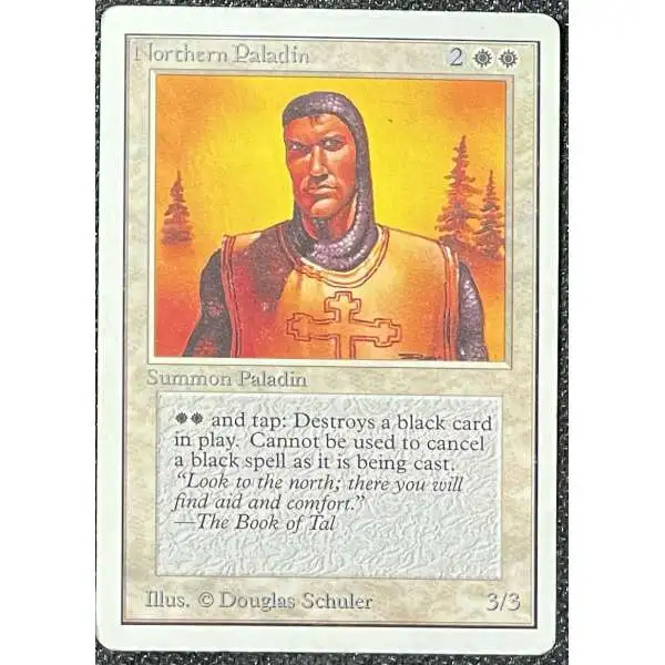 MtG Unlimited Northern Paladin [Heavily Played]