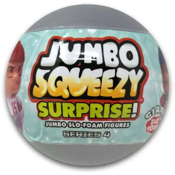 NFL JUMBO Squeezy Surprise! Series 4 Football Mystery Pack [1 RANDOM Slo Foam Figure]
