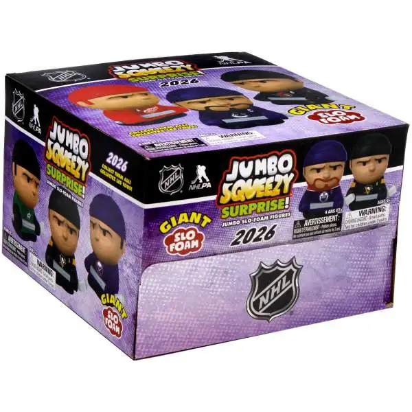 NHL JUMBO Squeezy Surprise! Hockey Series 4 Mystery Box [18 Packs]
