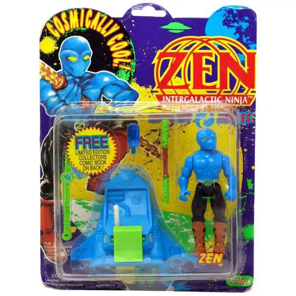 Zen Intergalactic Ninja Zen Action Figure Moderate shelf wear Just