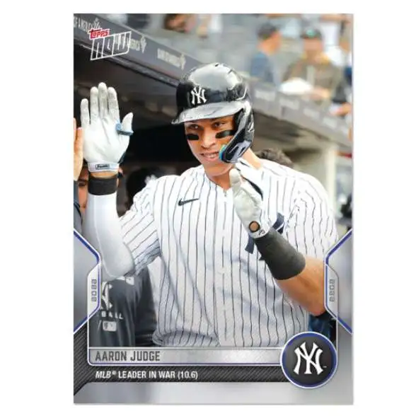 MLB New York Yankees 2022 NOW Baseball Aaron Judge Exclusive #1036 [League Leader in WAR (10.6)]