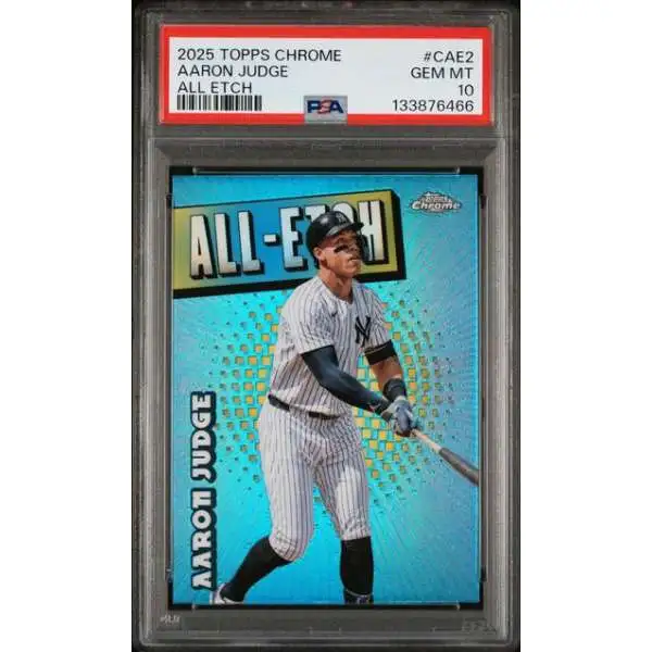 MLB 2025 Topps Chrome Baseball All-Etch Aaron Judge CAE-2 [PSA 10]