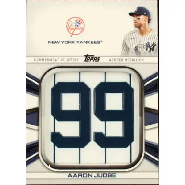 MLB New York Yankees 2022 Series One Baseball Aaron Judge JNM-AJ [Jersey Number Medallion]