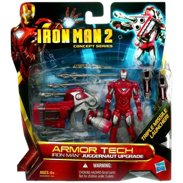 Iron Man 2 Concept Series Armor Tech Iron Man Juggernaut Upgrade Action Figure