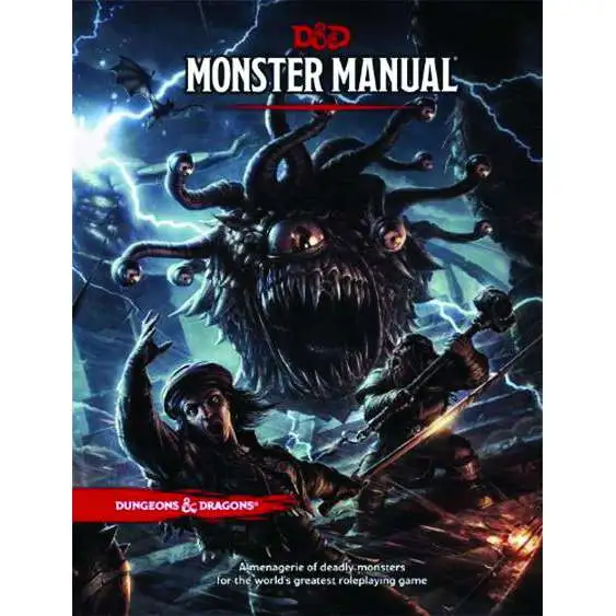 Dungeons & Dragons 5th Edition Monster Manual Hardcover Roleplaying Book