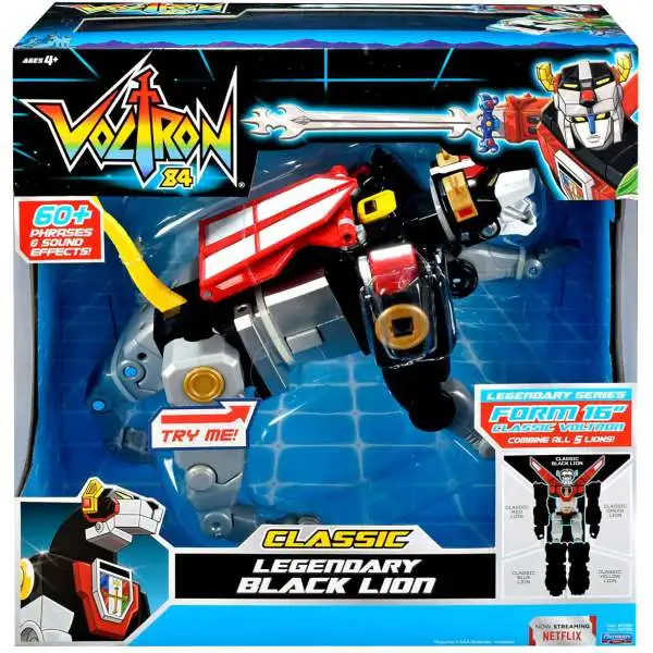 Voltron 84 CLASSIC Legendary Black Lion DELUXE Combinable Action Figure [Damaged Package]